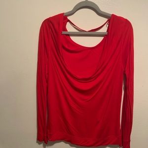 Cow tail and open back top